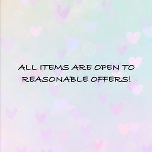 I consider all reasonable offers!